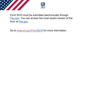 IRS Form 5310