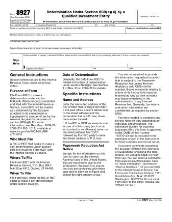 IRS Form 8927