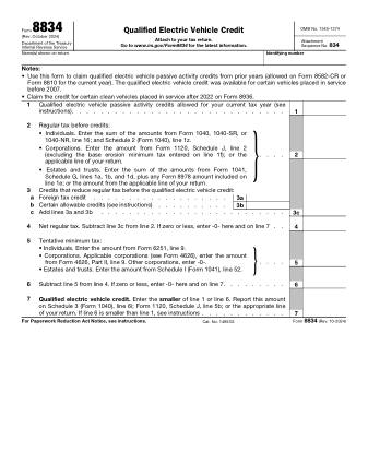 IRS Form 8834