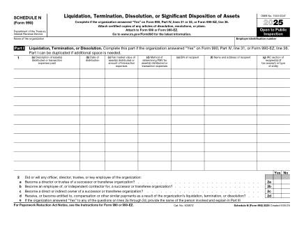 IRS Form 990SN
