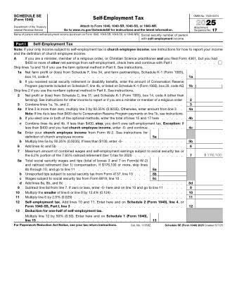 IRS Form 1040SSE
