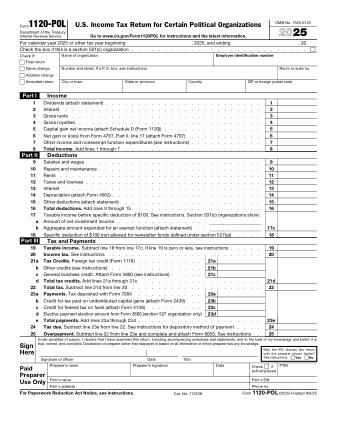 IRS Form 1120POL
