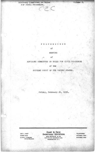 US Courts Form CV02 1936 MIN VOL2