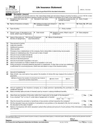 IRS Form 712