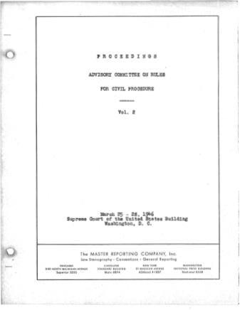 US Courts Form CV03 1946 MIN VOL2