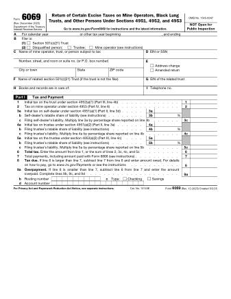 IRS Form 6069