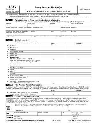 IRS Form 4547