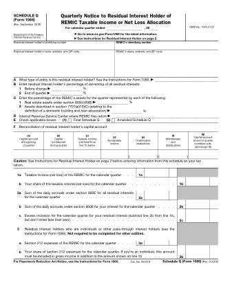 IRS Form 1066SQ