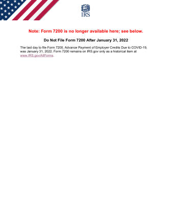 IRS Form 7200