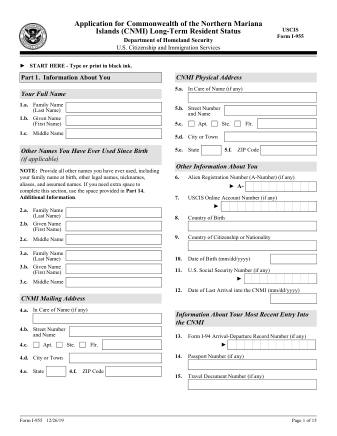 USCIS Form I-955