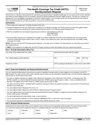 IRS Form 14095