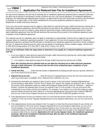 IRS Form 13844