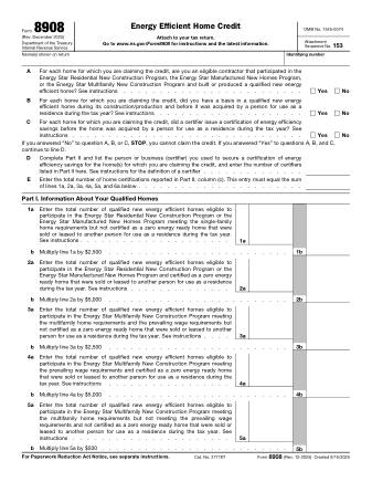 IRS Form 8908