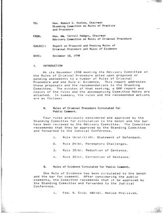 US Courts Form CR12 1990