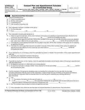 IRS Form 1120SO