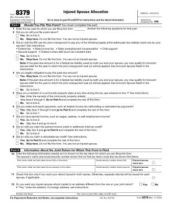 IRS Form 8379