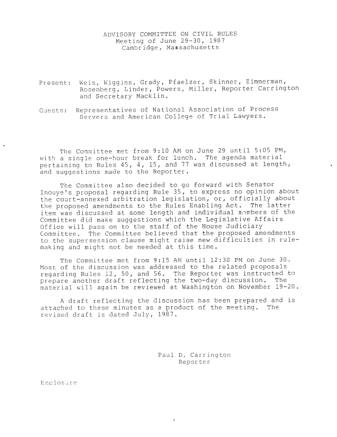 US Courts Form CV06 1987 MIN