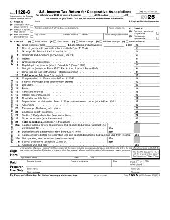 IRS Form 1120C