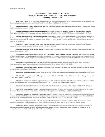 US Courts Form FORM 2000