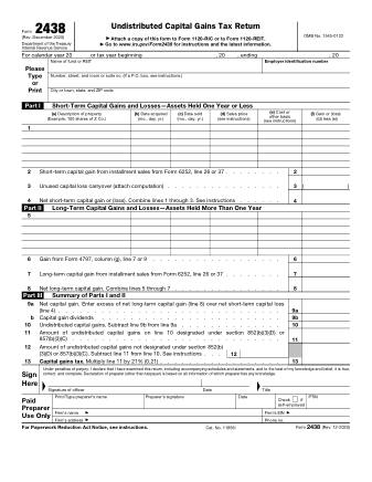 IRS Form 2438