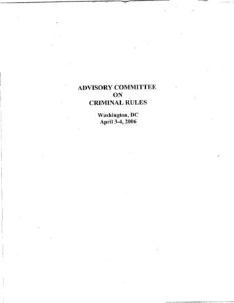 US Courts Form CR2006 04