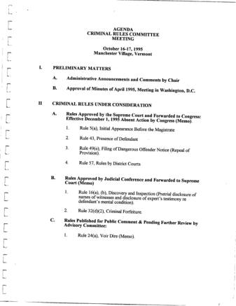 US Courts Form CR1995 10