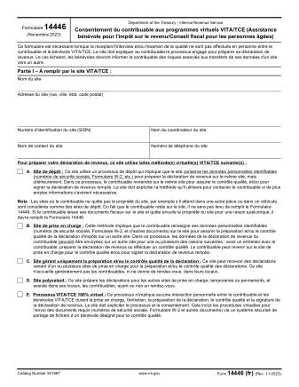 IRS Form 14446FR