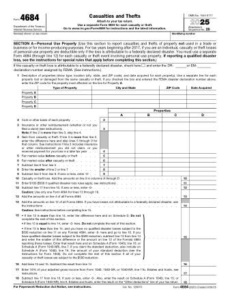 IRS Form 4684