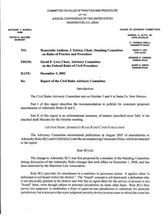 US Courts Form CV12 2002