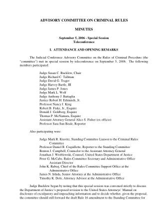 US Courts Form CR09 2006 MIN