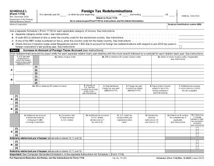 IRS Form 1118SL