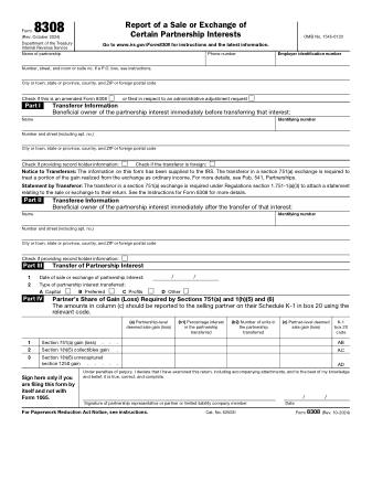 IRS Form 8308