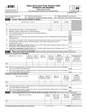 IRS Form 6781