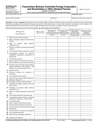 IRS Form 5471SM