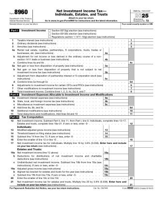 IRS Form 8960
