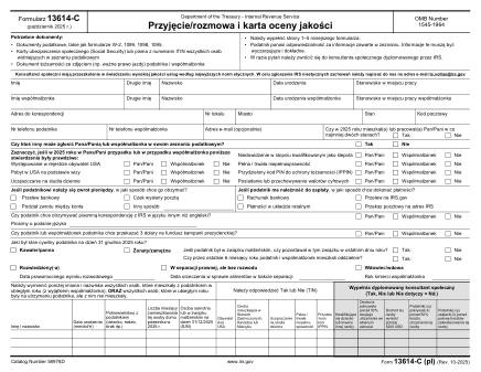 IRS Form 13614CL