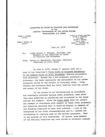 US Courts Form CV06 1979