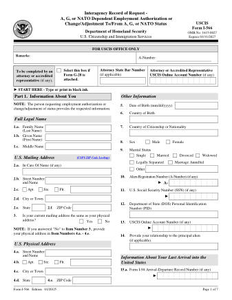 USCIS Form I-566