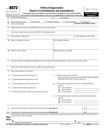 IRS Form 8872