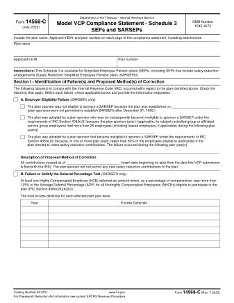 IRS Form 14568C