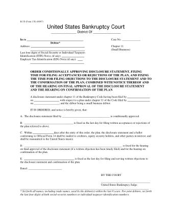 US Courts Form FORM 13S 0807