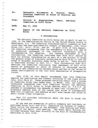 US Courts Form CV5 1996