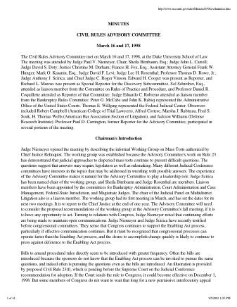 US Courts Form CV03 1998 MIN