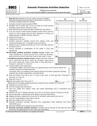 IRS Form 8903