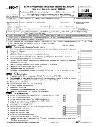 IRS Form 990T