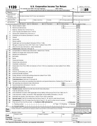 IRS Form 1120