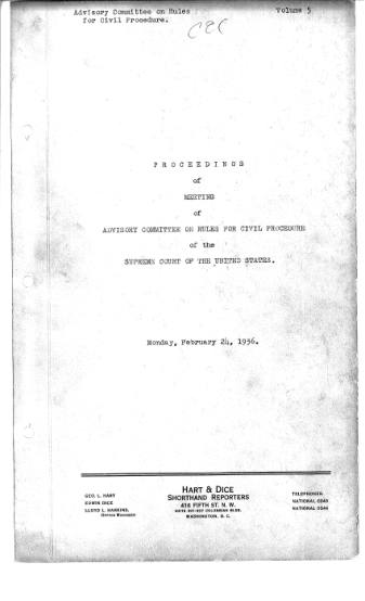 US Courts Form CV02 1936 MIN VOL5