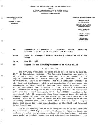 US Courts Form CV5 1997