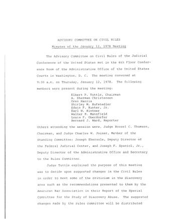 US Courts Form CV01 1978 MIN