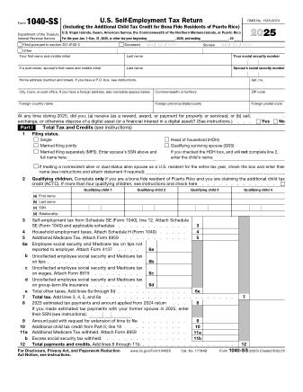 IRS Form 1040SS